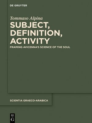 cover image of Subject, Definition, Activity